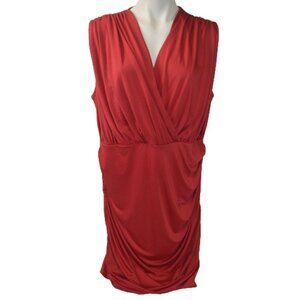 Grace Karin Red Draped Sleeveless Dress – Size 2XL